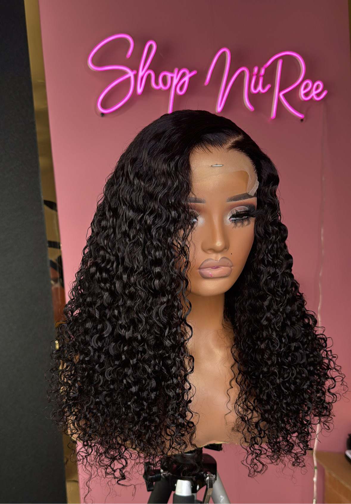 Tight Curl Virgin Side part wig