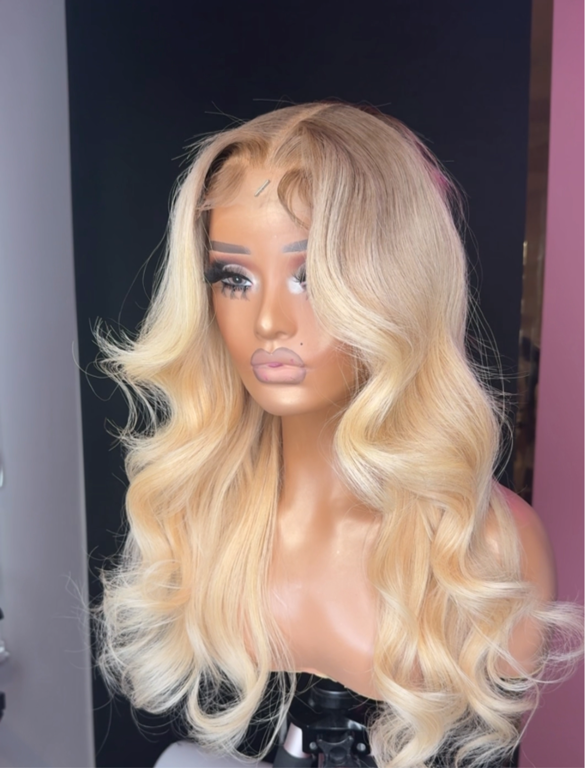 Ash Brown Roots w/Baby Hair
