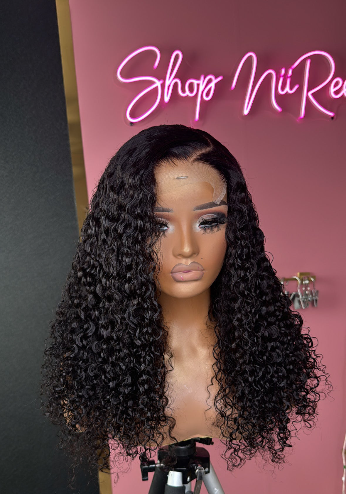 Tight Curl Virgin Side part wig