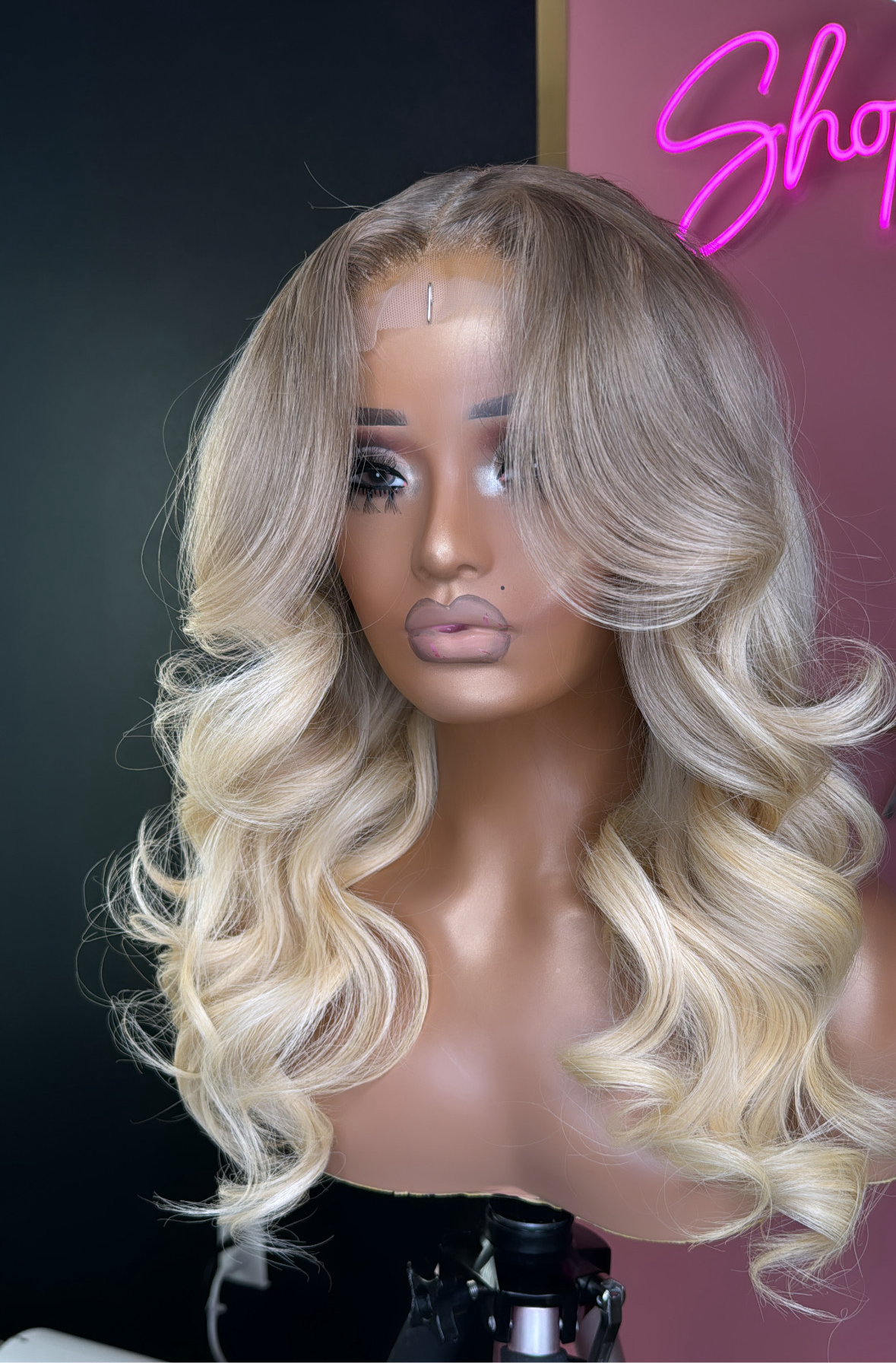 Ombré blonde Raw Hair Wig