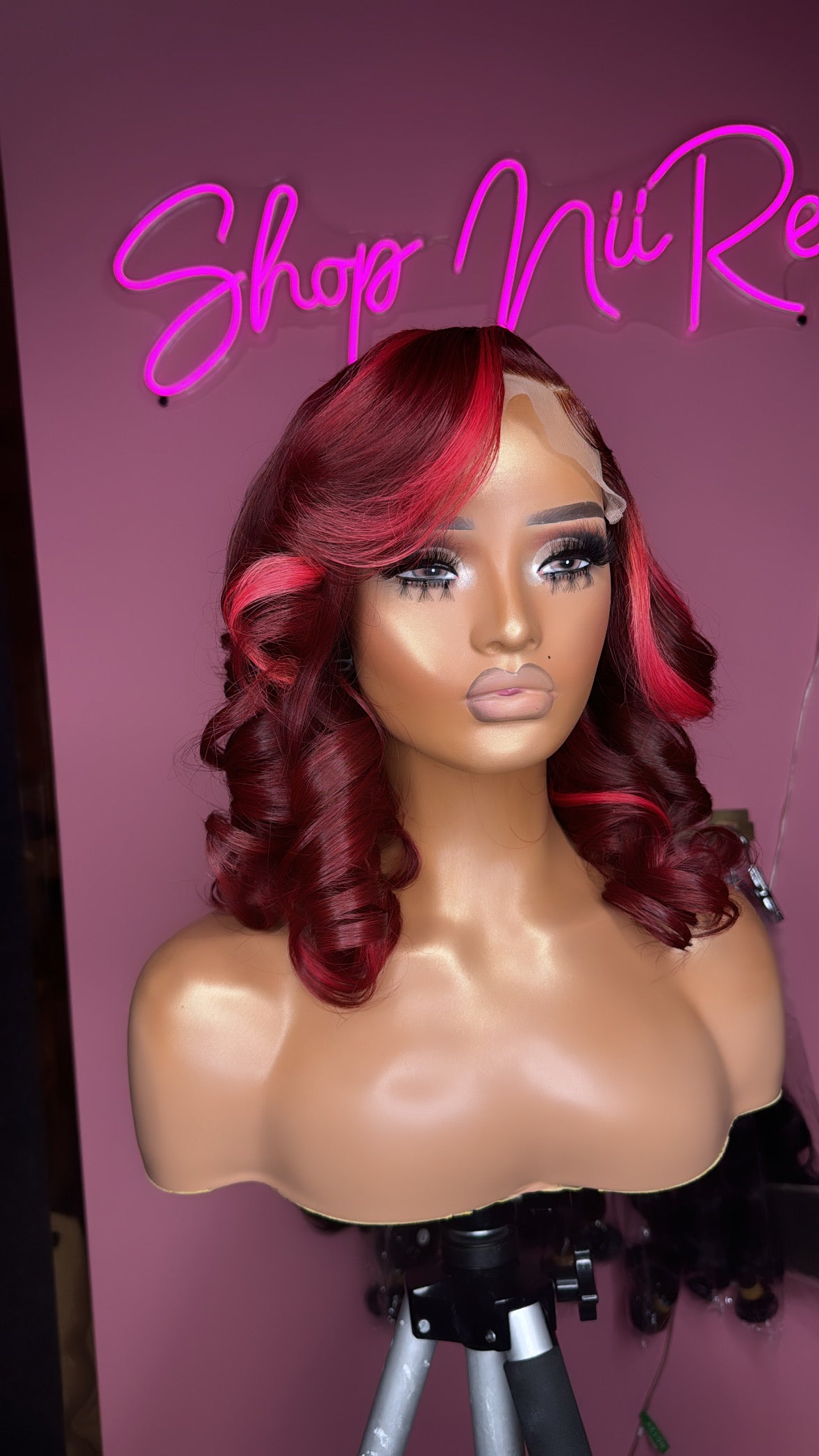 Burgundy Two Toned
