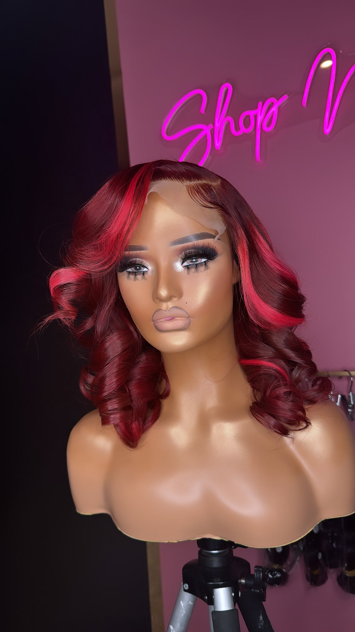 Burgundy Two Toned