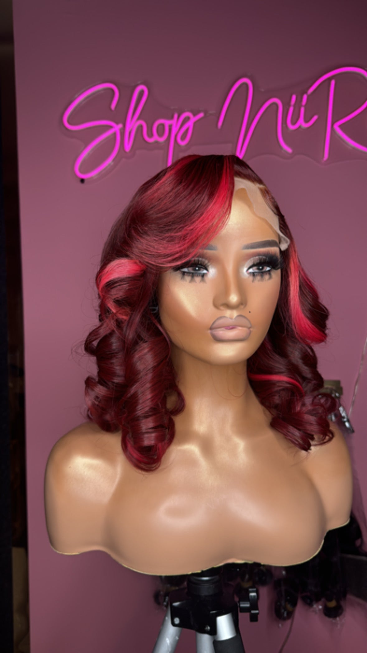 Burgundy Two Toned