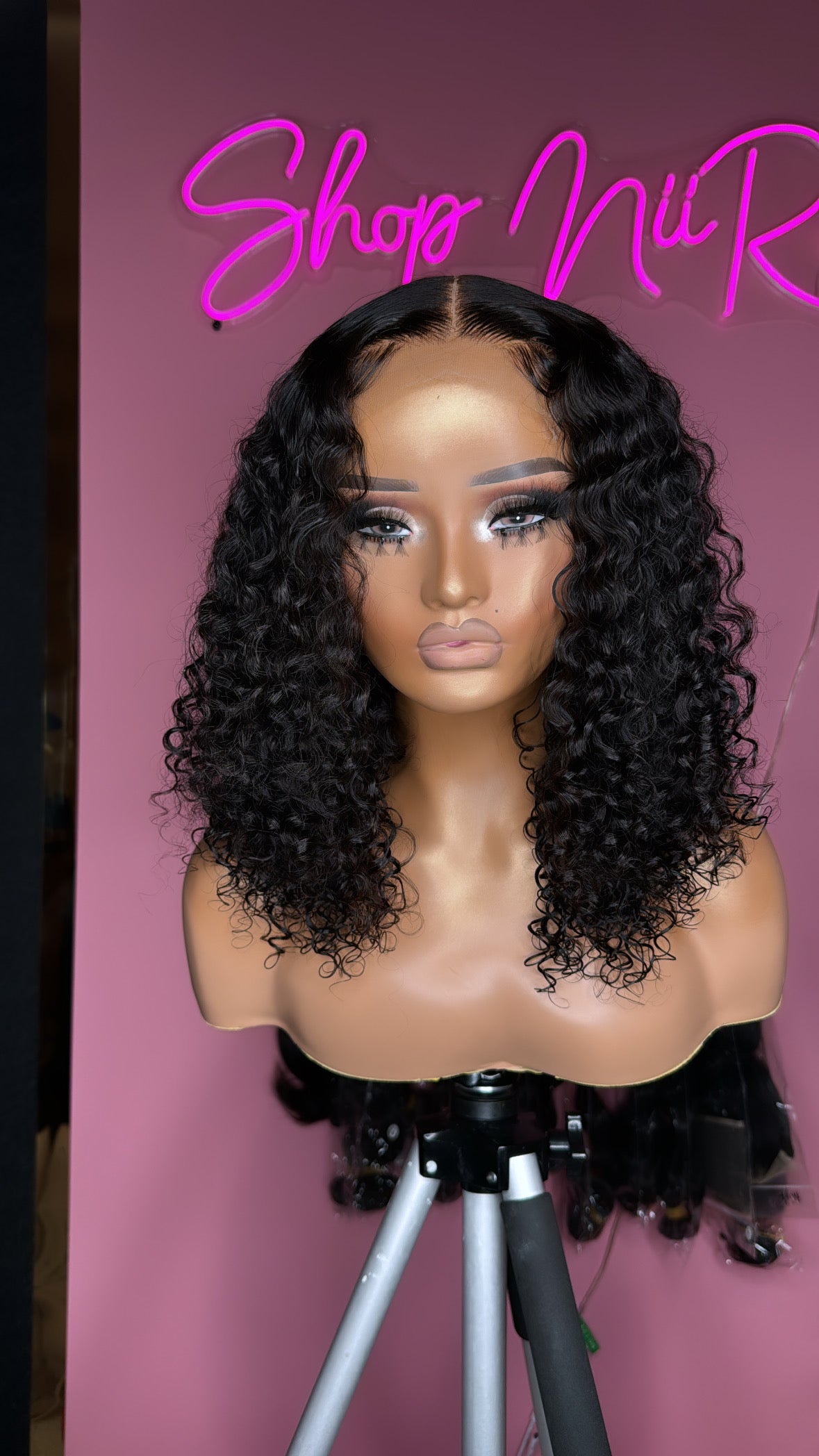 5x5 Tight Curl HD Lace Virgin Wig