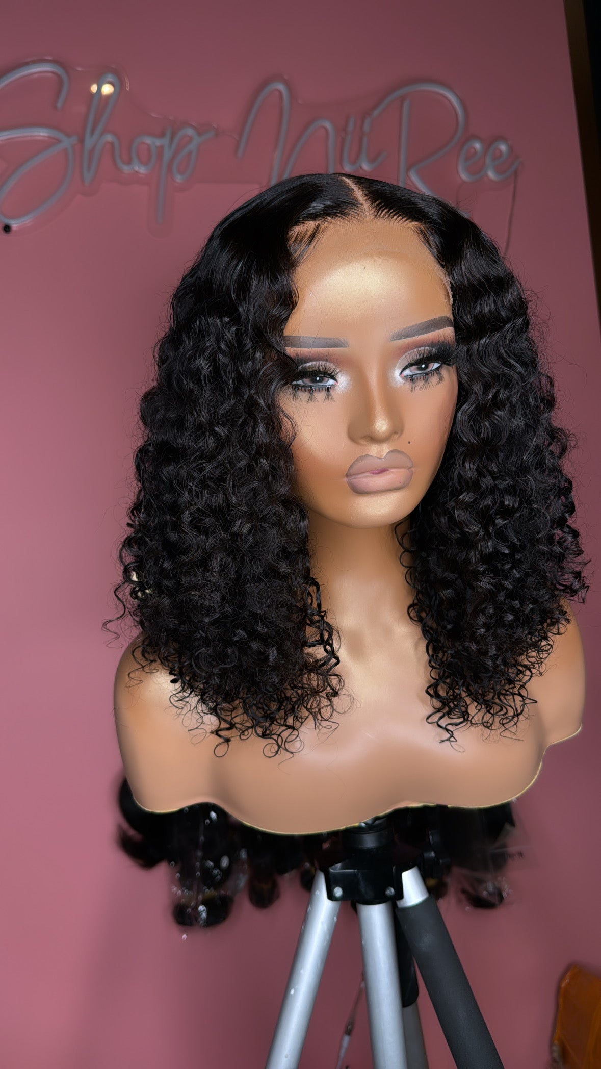 5x5 Tight Curl HD Lace Virgin Wig