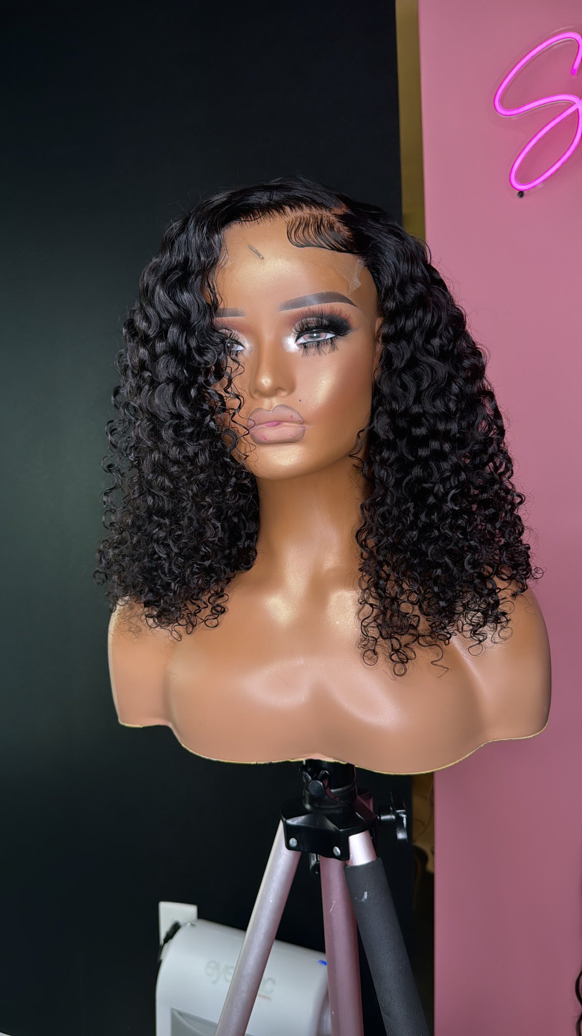 4x4 Tight Curl HD Lace Virgin Wig