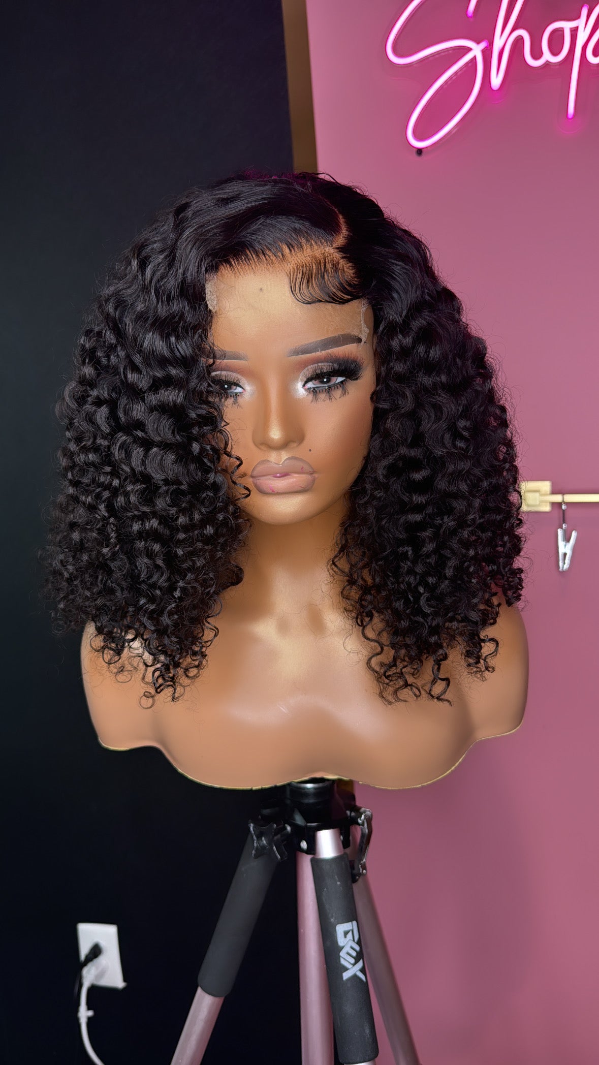4x4 Tight Curl HD Lace Virgin Wig