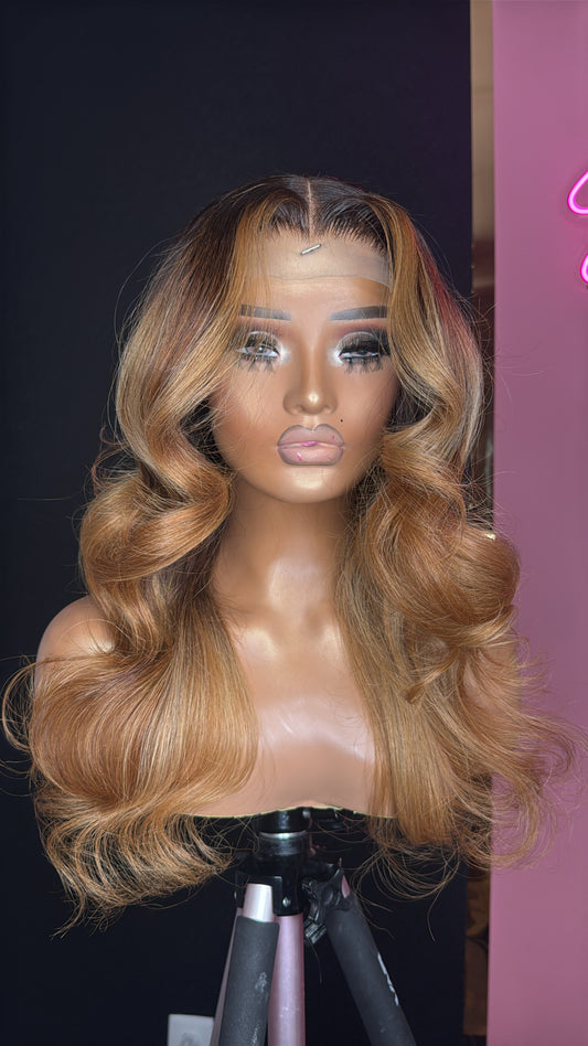 Ombré w/ blonde highlights