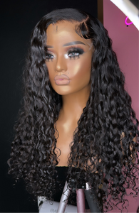 4x4 Italian Curly HD Lace Virgin Wig