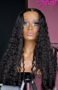 4x4 Beach Wave HD Lace Virgin Wig