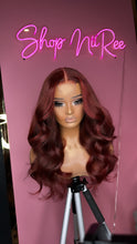 Load image into Gallery viewer, Deep Red 2x6 Closure Wig
