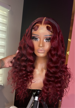 Load image into Gallery viewer, 4x4 Closure Wig (Deep Red)
