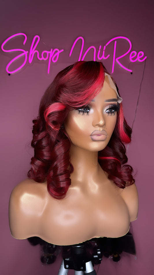 Burgundy Two Toned
