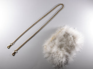 LUXURY 100% RACCOON FUR CLUTCHES