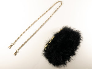 LUXURY 100% RACCOON FUR CLUTCHES