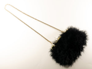 LUXURY 100% RACCOON FUR CLUTCHES