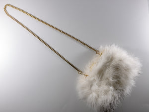 LUXURY 100% RACCOON FUR CLUTCHES