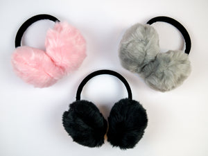 FLUFFY FAUX FUR EARMUFFS