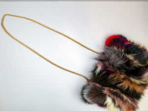 LUXURY MULT-COLOR 100% FOX FUR BAGS